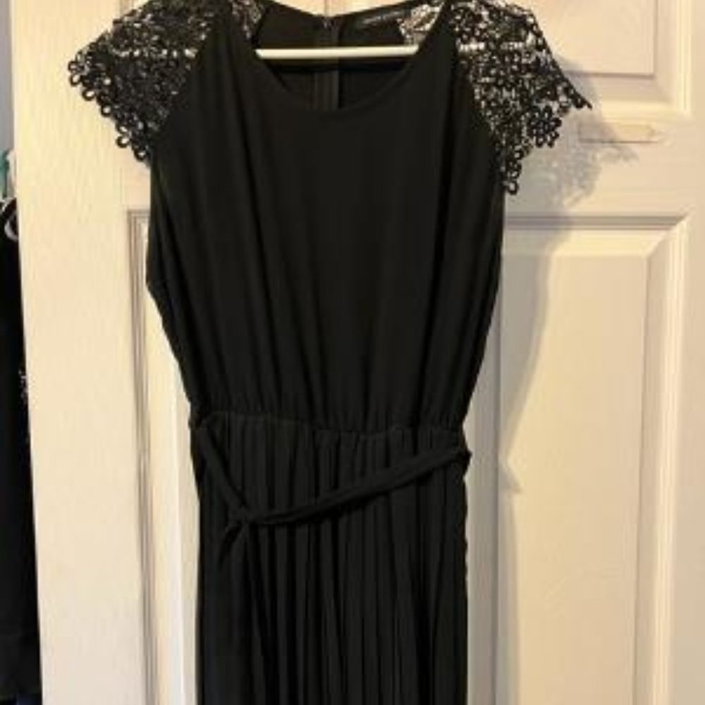 Black Dressy Dress - Made in Italy